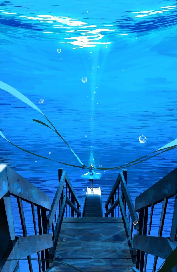 光的颜色,来自插画师amei zhao作品欣赏