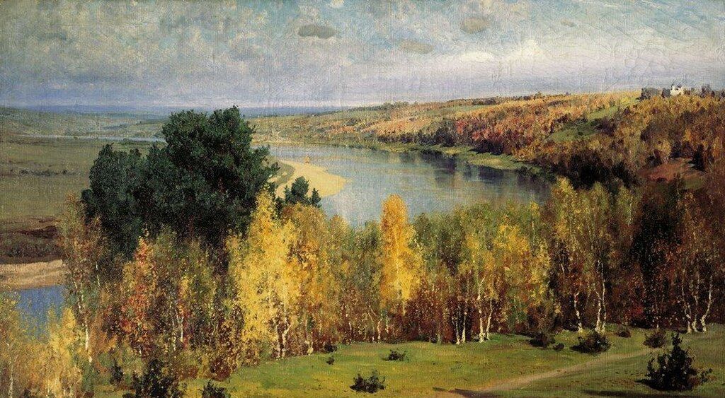 俄罗斯大画家瓦西里德米特里耶维奇波列诺夫经典的油画作品