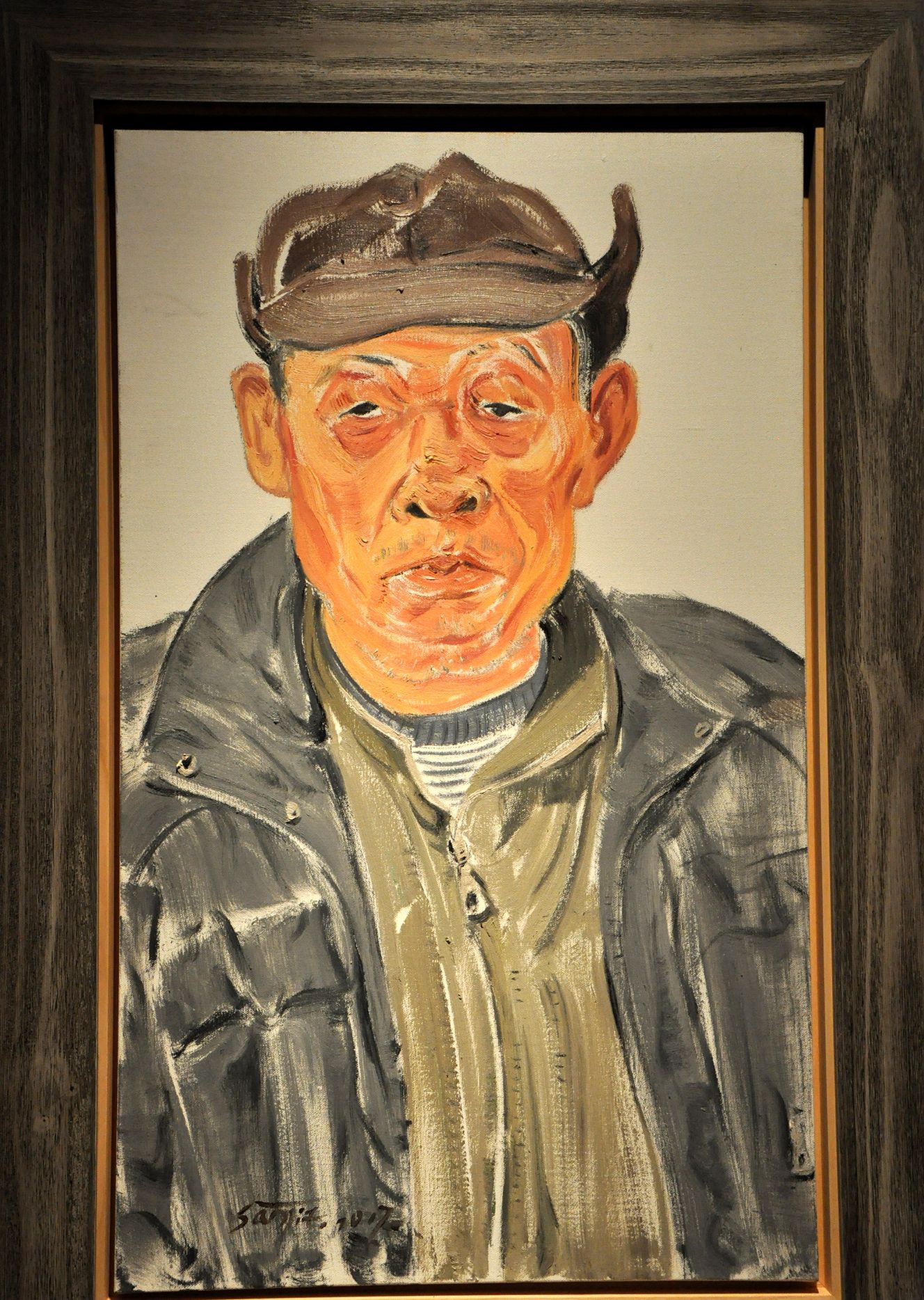 一点素心——王贵勇油画作品展,人物形象很有个人特色