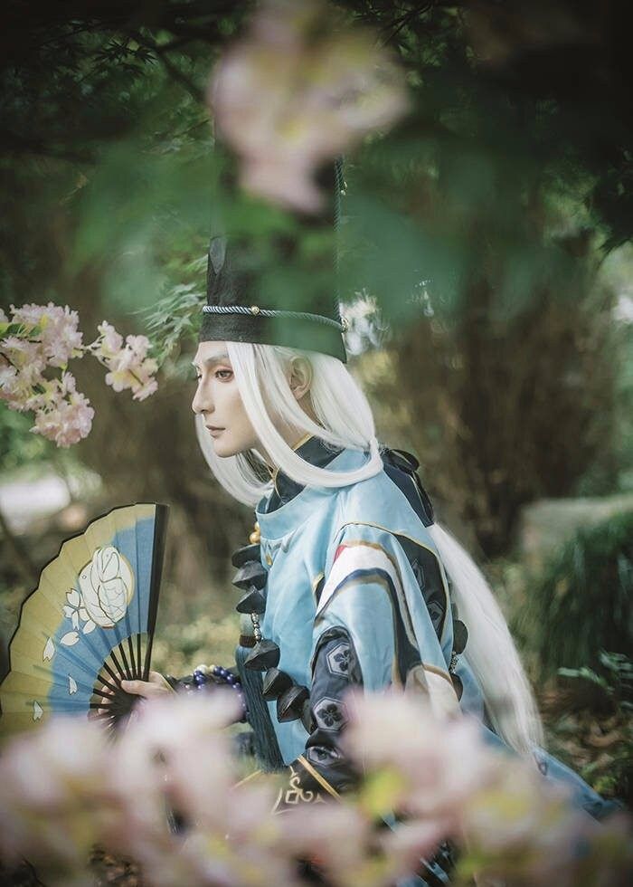 黄靖翔cos的阴阳师安倍晴明只能这么像了