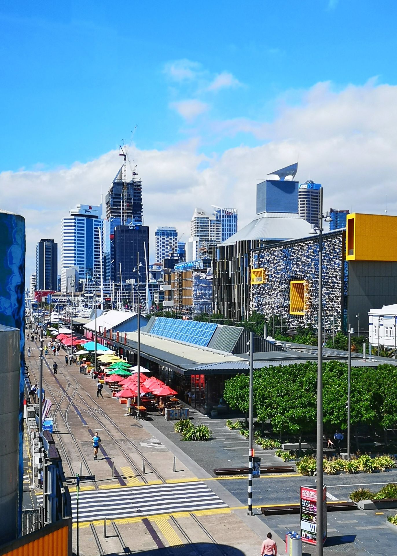 新西兰 奥克兰市 高架桥港