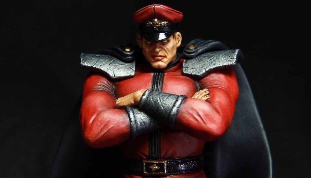 街头霸王ps4游戏模型将军手办