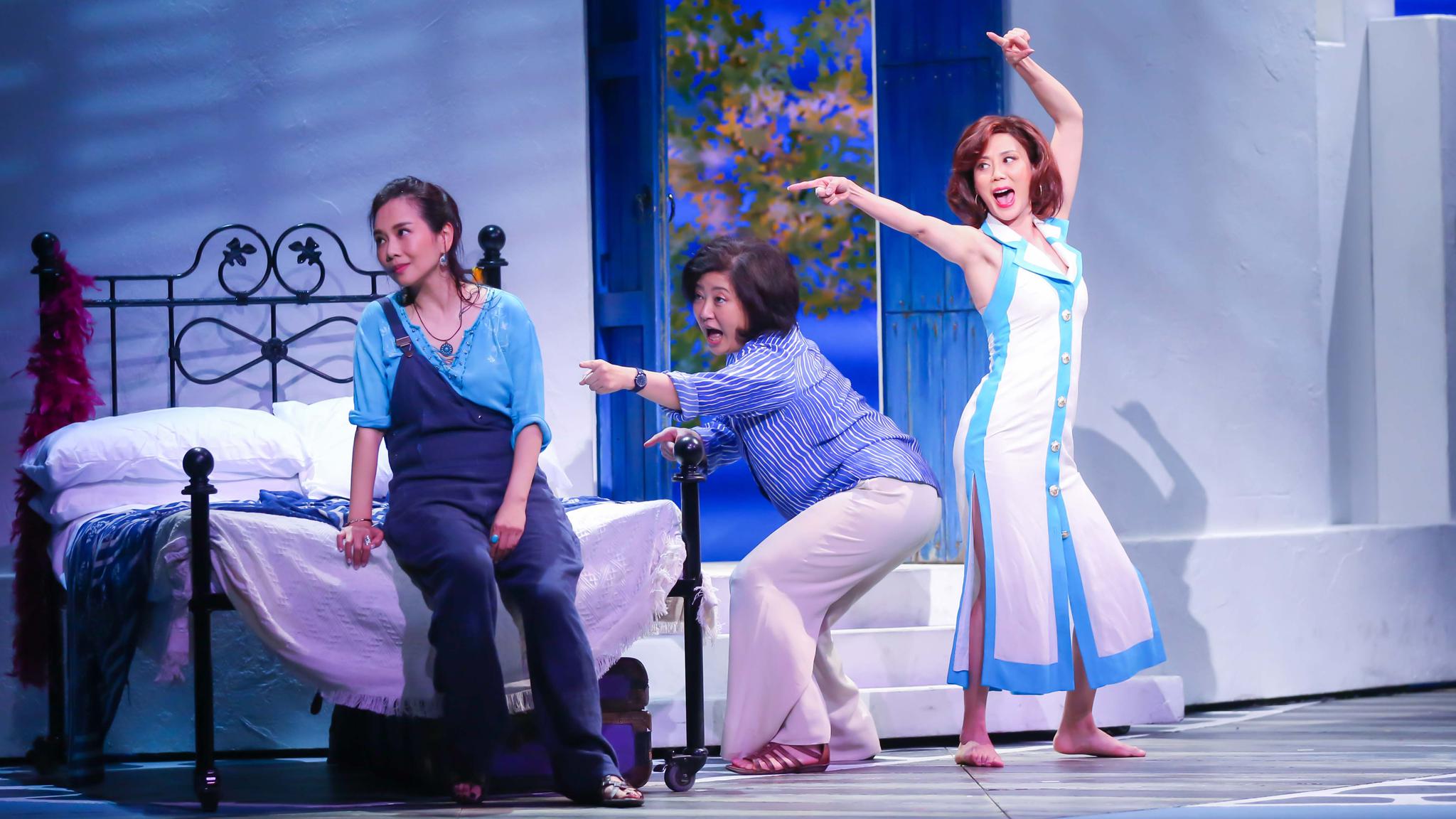 陈松伶《妈妈咪呀》音乐剧在沪开演 首演周嗨翻全场气氛热烈