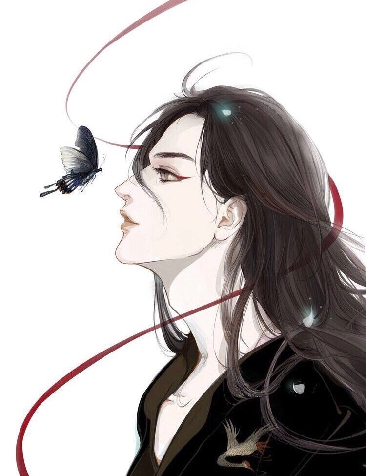 超妖孽的古风动漫美男子壁纸,花香如故,独留一首半情歌!