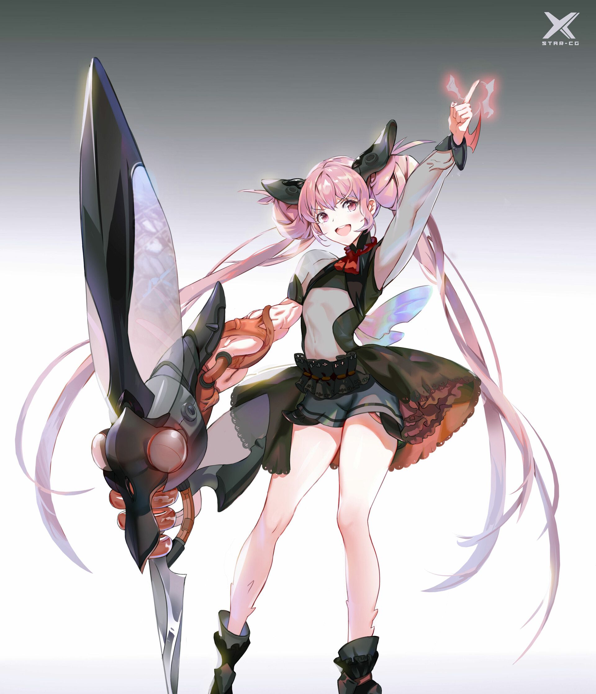 一组相当漂亮的人物插画作品来自多位插画师绘制的妹子相当可爱