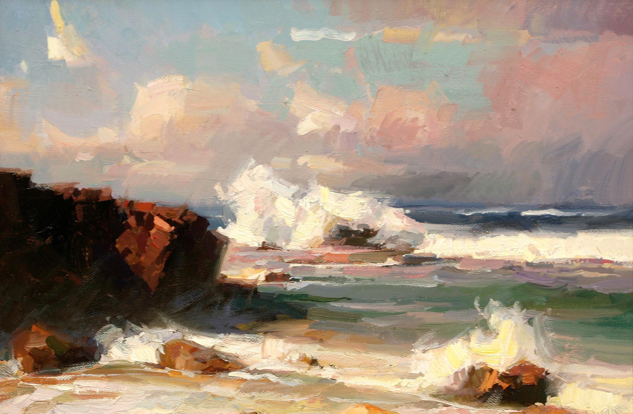 风格清新的近代风景油画水彩画欣赏第二辑