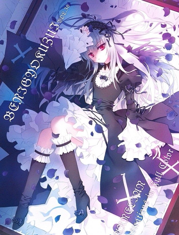 《蔷薇少女》水银灯系列,黑色羽翼,背负着罪恶的绝色少女