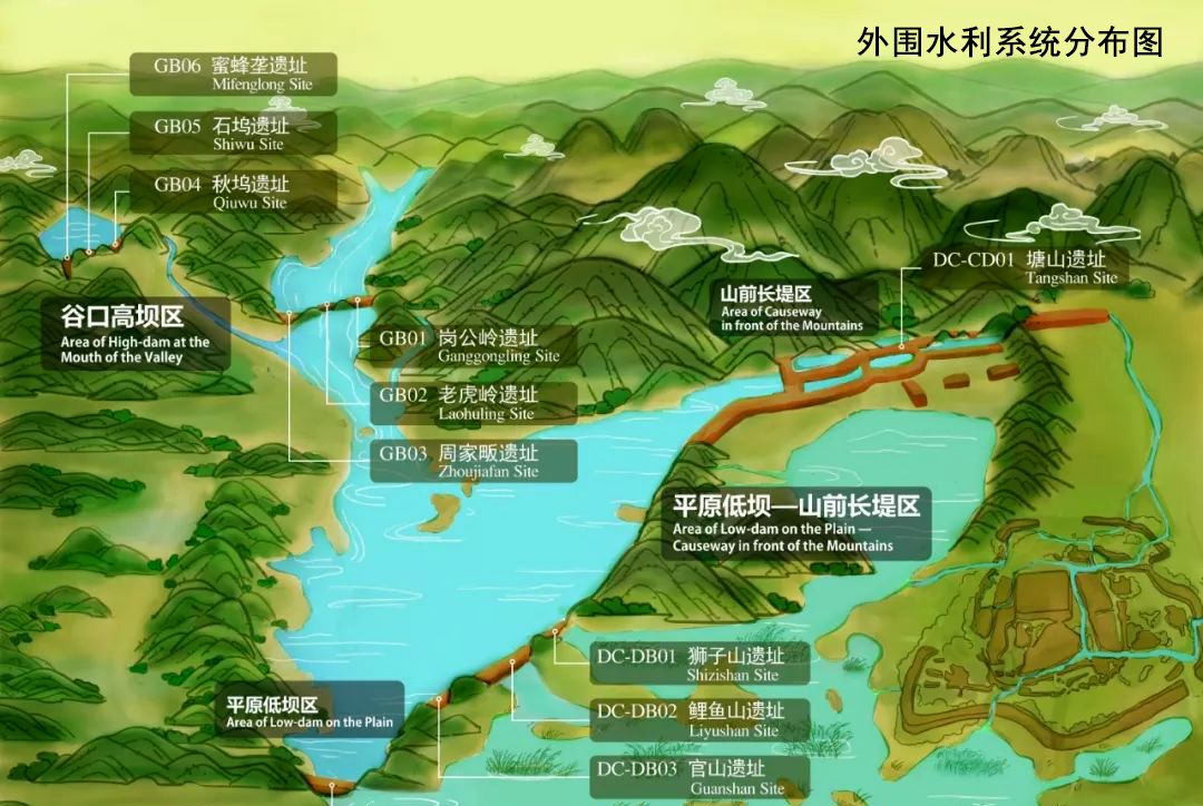 几张地图看懂杭州良渚古城遗址中华五千年历史得到国际认可