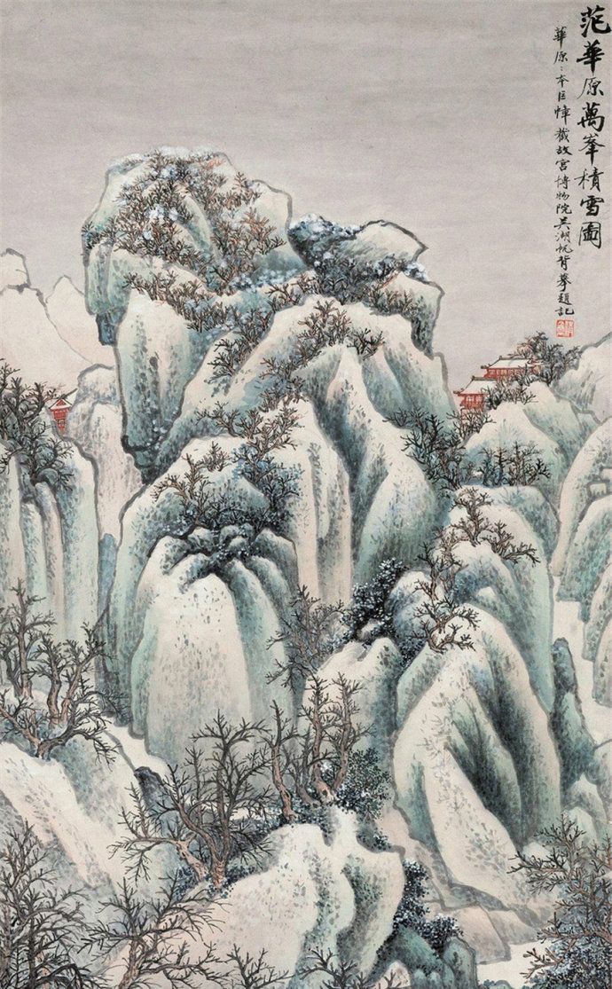 世家子弟,收藏大家,海派画坛吴湖帆山水画作品欣赏_新浪新闻