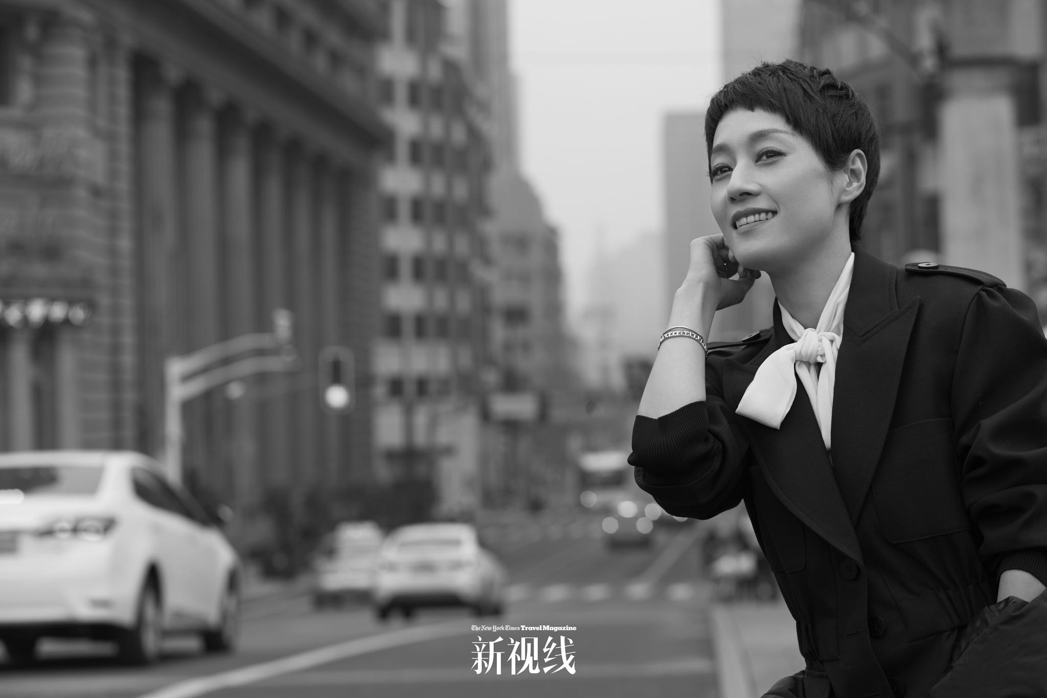 马伊琍老上海西装大片曝光 风格百变尽展上海女孩独特魅力