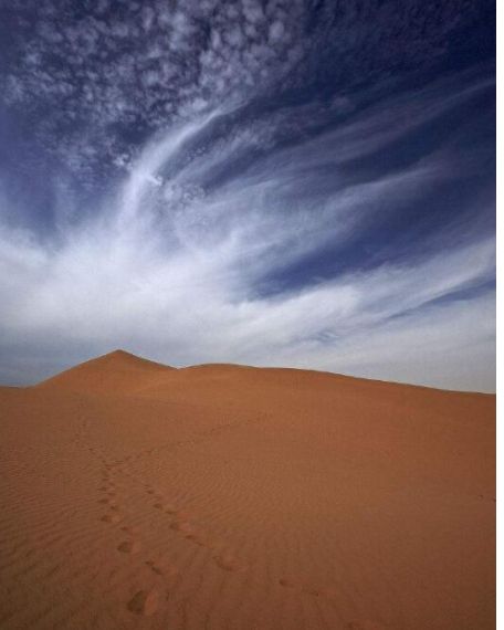 风景图集:宁夏沙坡头,漫天黄沙与滚滚黄河相互交织