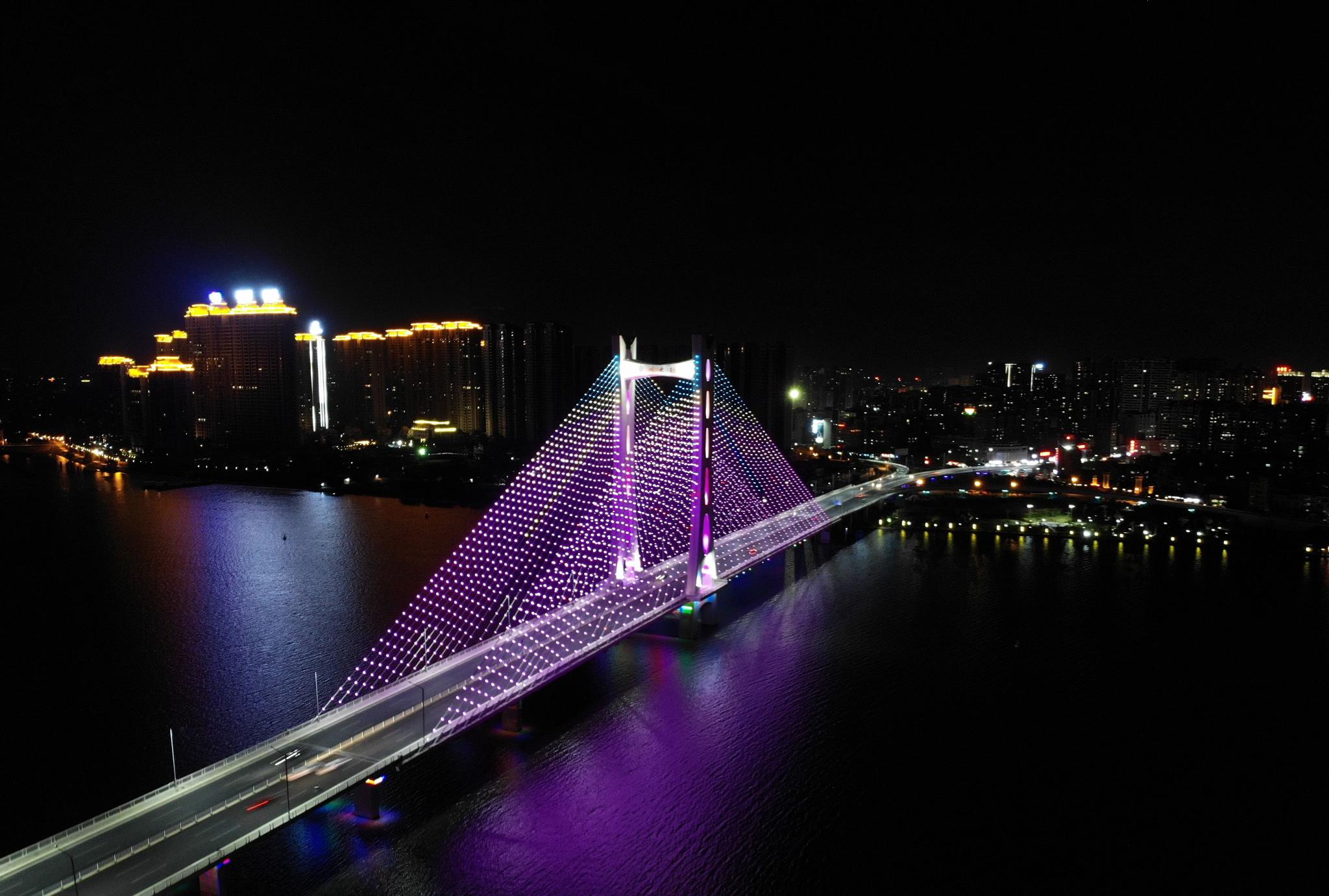 夜景旅行之潮州大桥