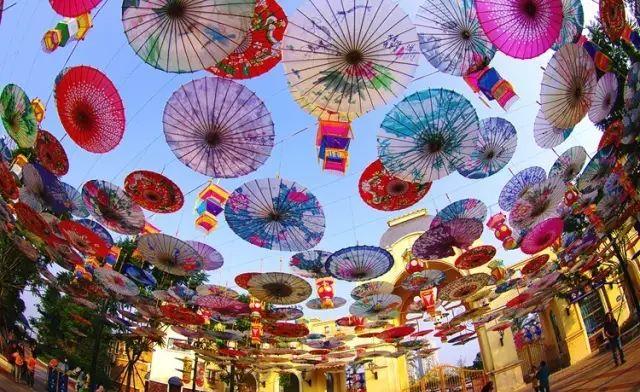 七彩花伞节浪漫来袭,醉美秋季邀君共赏,约吗?