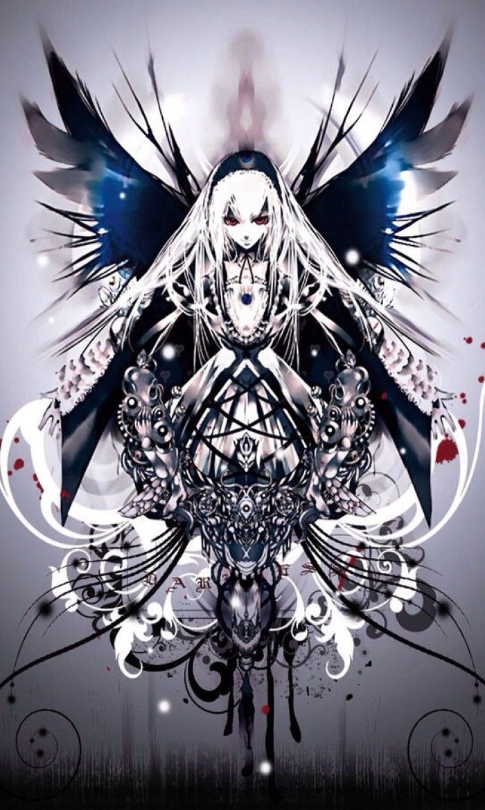 《蔷薇少女》水银灯系列,黑色羽翼,背负着罪恶的绝色少女