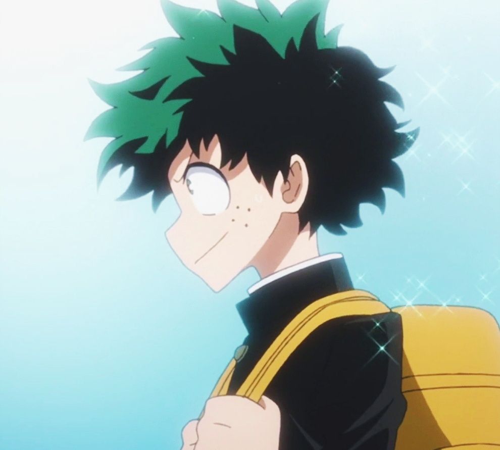 自截动漫男生头像,想要成为英雄的绿谷出久|力量|正义|少年_新浪新闻