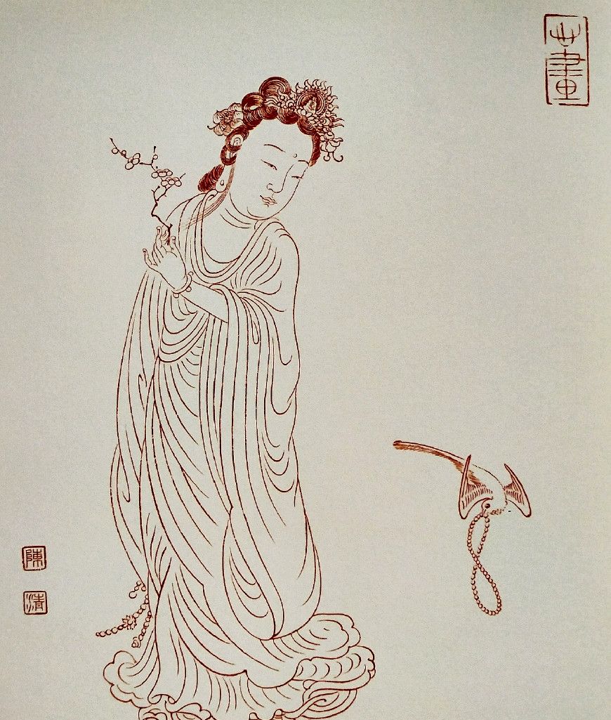 庄严和善、慈悲为怀的观音画像,祝大家新春快乐,猪年大吉!|观音像|陈清|菩萨|观音菩萨|文殊_新浪新闻