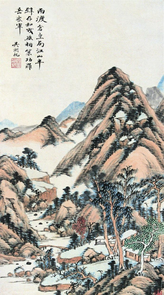 世家子弟,收藏大家,海派画坛吴湖帆山水画作品欣赏_新浪新闻
