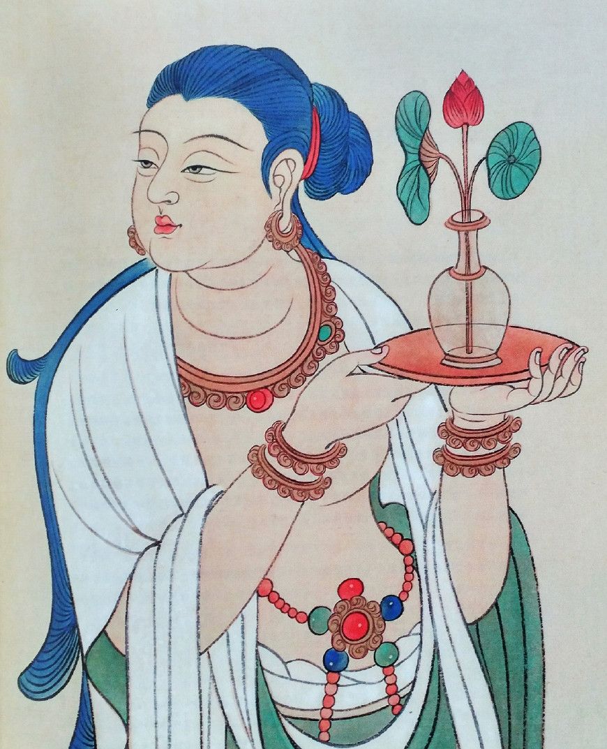 庄严和善、慈悲为怀的观音画像，祝大家新春快乐，猪年大吉！|观音像|陈清|菩萨|观音菩萨|文殊_新浪新闻