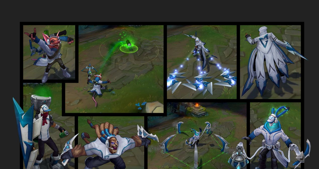 英雄联盟第一届冠军fnatic,起初并没有为这只战队制作冠军皮肤,这是