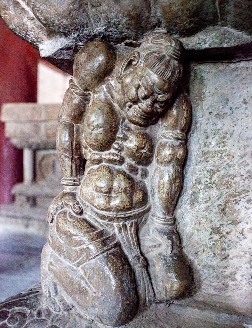 河北正定旅游一定得去隆兴寺看大菩萨菩萨须弥座石雕异彩纷呈