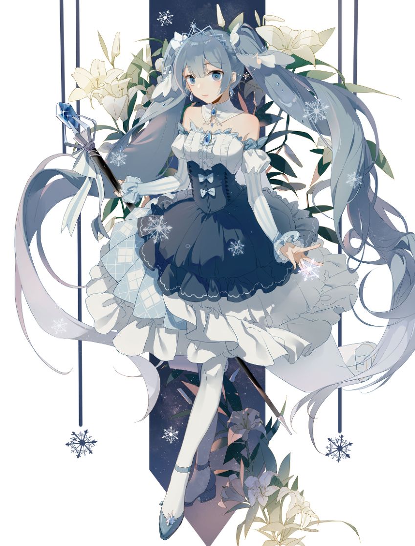 动漫壁纸:现世之雪,未来之音,雪初音壁纸合辑_高清图集_新浪网