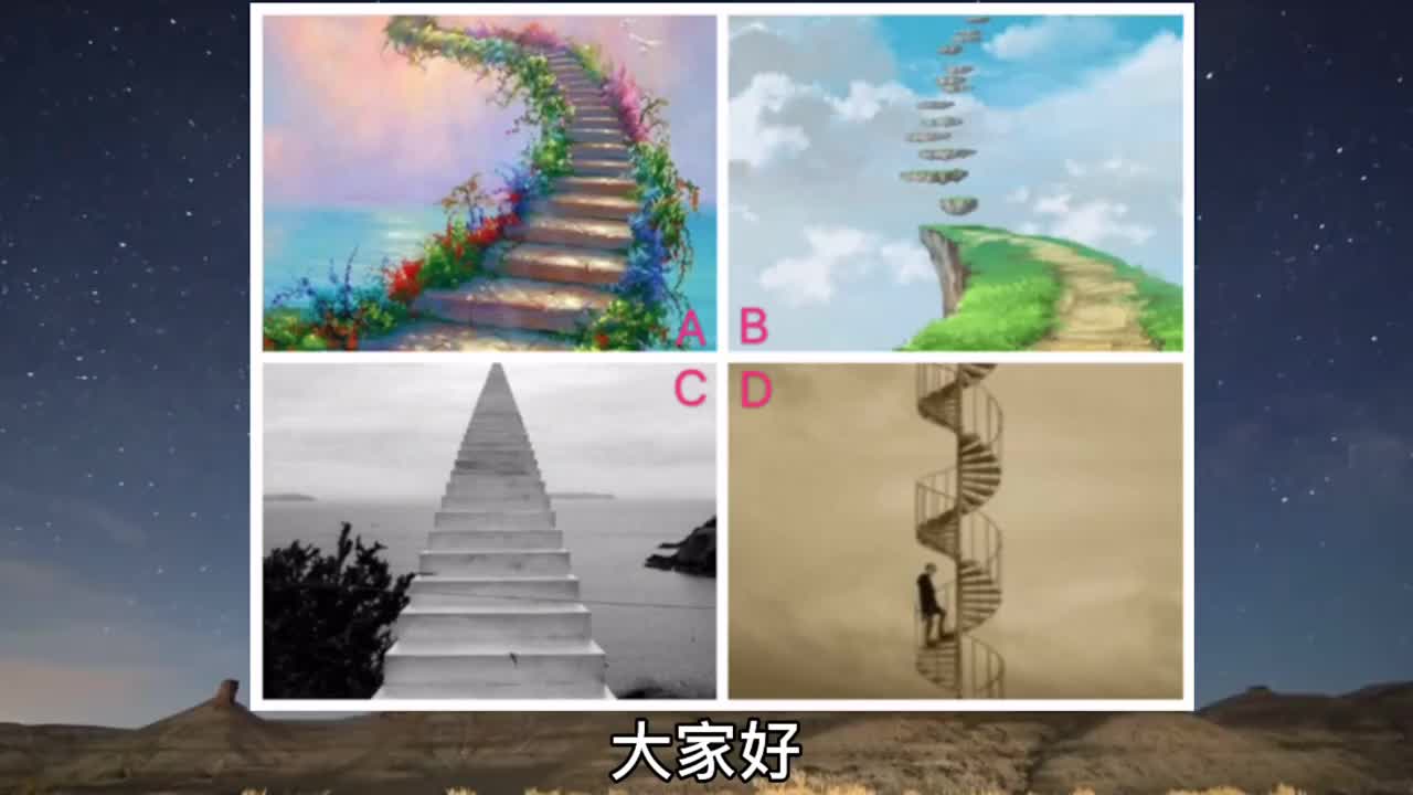 心理测试你认为哪个阶梯通往天堂测你和前任的缘分还剩多少