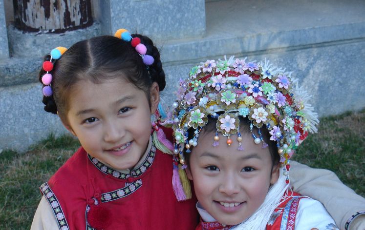 关晓彤《大理公主》剧照,从小就是个美人胚子