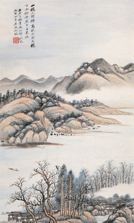 世家子弟,收藏大家,海派画坛吴湖帆山水画作品欣赏_新浪新闻