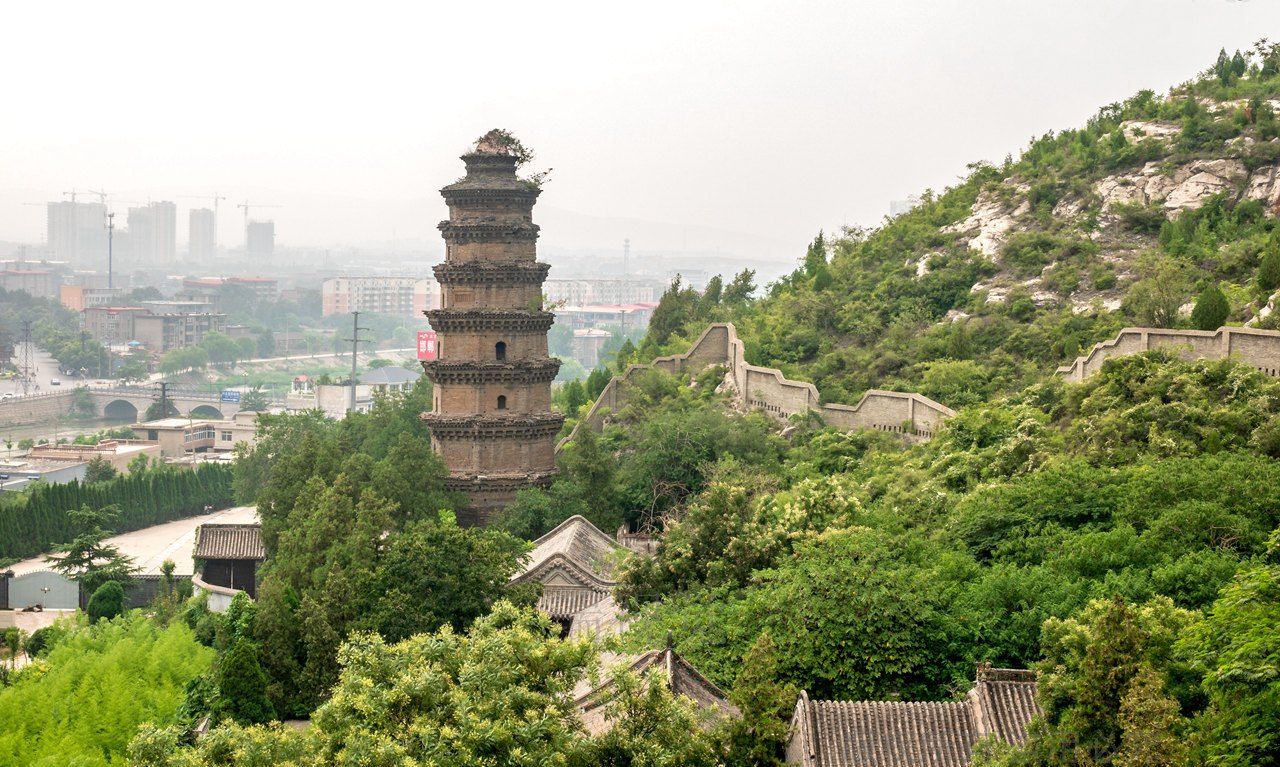 邯郸峰峰矿区:40米高塔刹似桃有点雷人,隋塔唐塔还是宋塔存争议