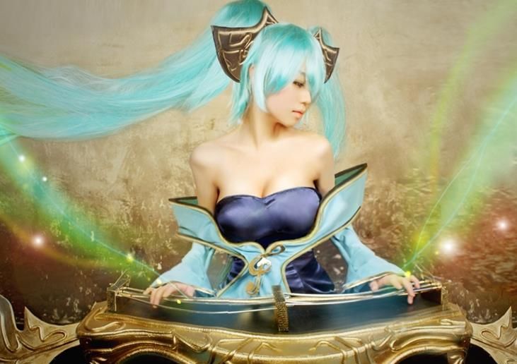 我怎么就这么好看系列:lol琴女娑娜cosplay!