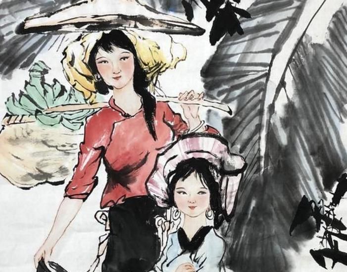 著名书画家徐然国画人物画精品中国画书画艺术作品欣赏