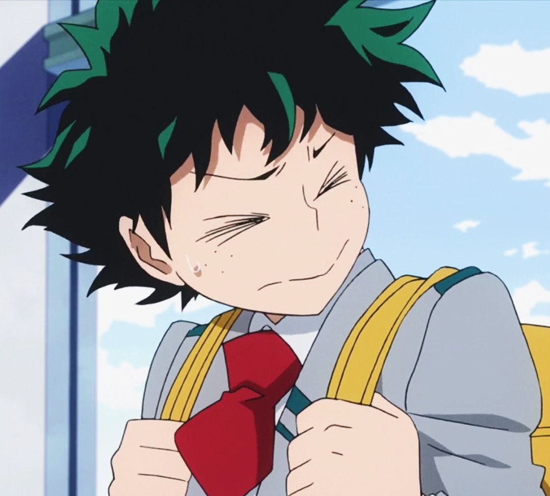 自截动漫男生头像想要成为英雄的绿谷出久