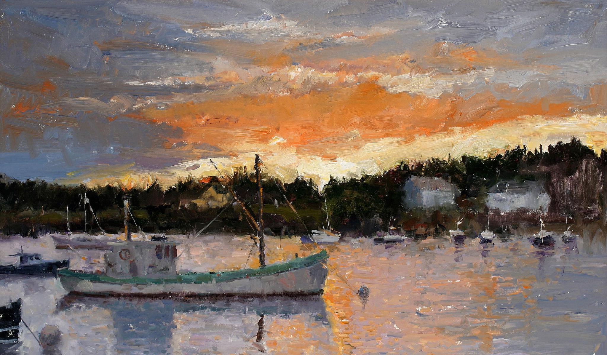 风格清新的近代风景油画水彩画欣赏-第二辑