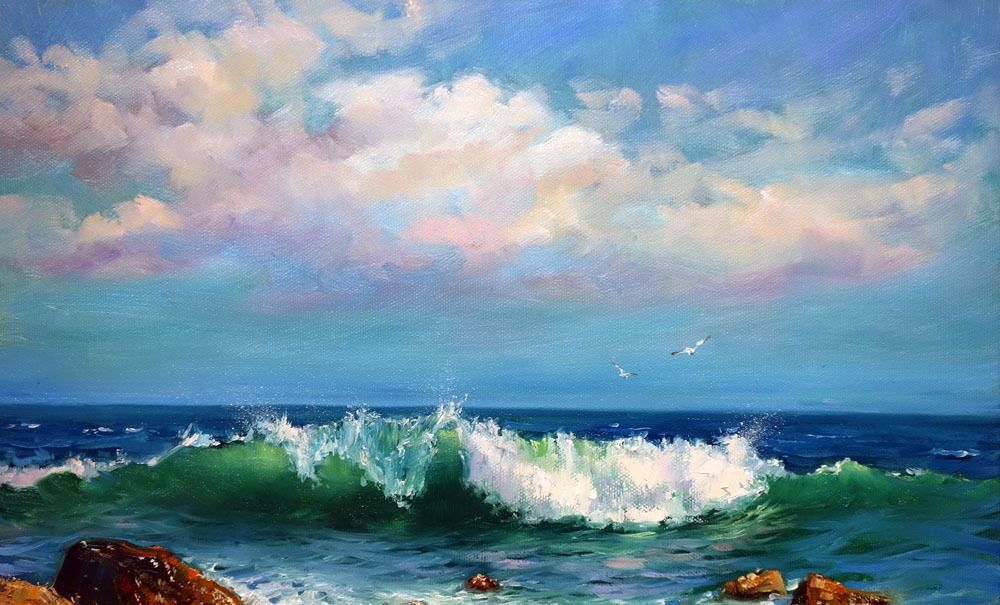 以艺术之名召唤海洋的灵魂俄罗斯艺术家格奥尔吉油画作品欣赏