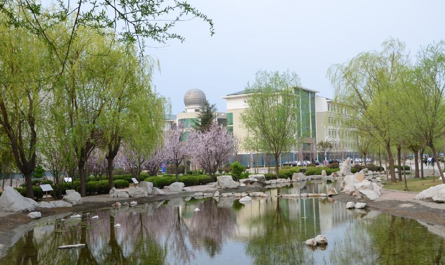 四月校园山东莱西市实验学校美呆了