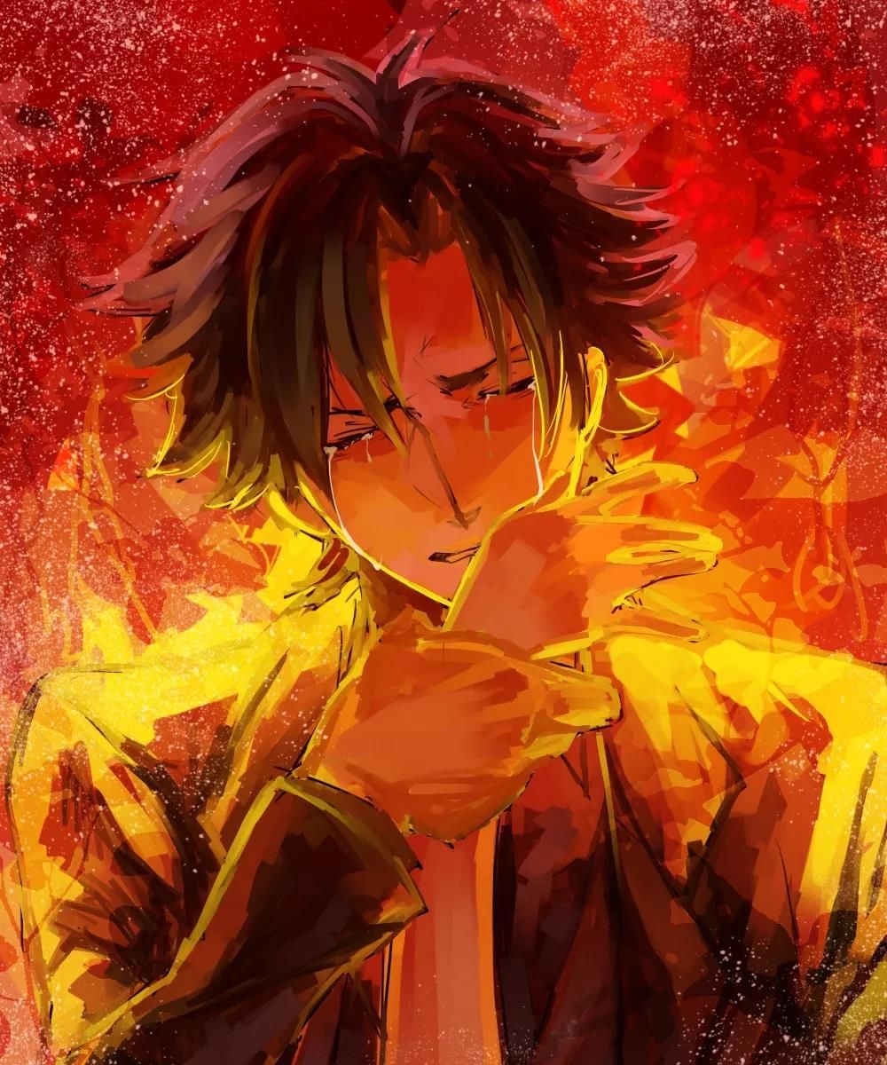 人物板绘卫宫切嗣忧郁中带着冷酷的绝情之人