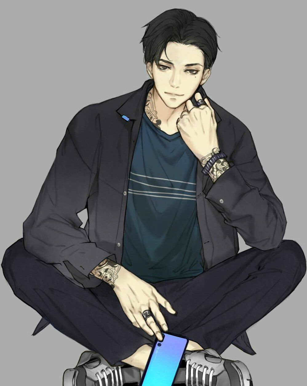 不同风格的帅气型男插画,哪一张更令你心动呢?