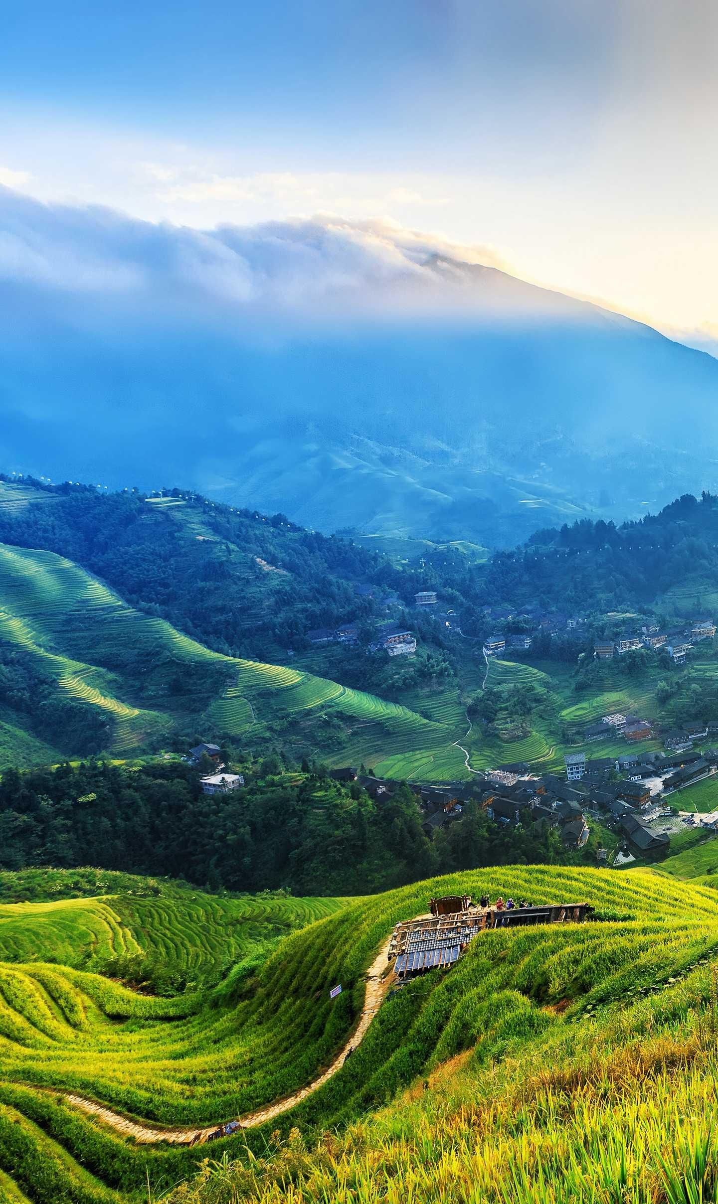 精美风景手机壁纸:雪山,沙滩,瀑布,城市等美景,拿走不谢