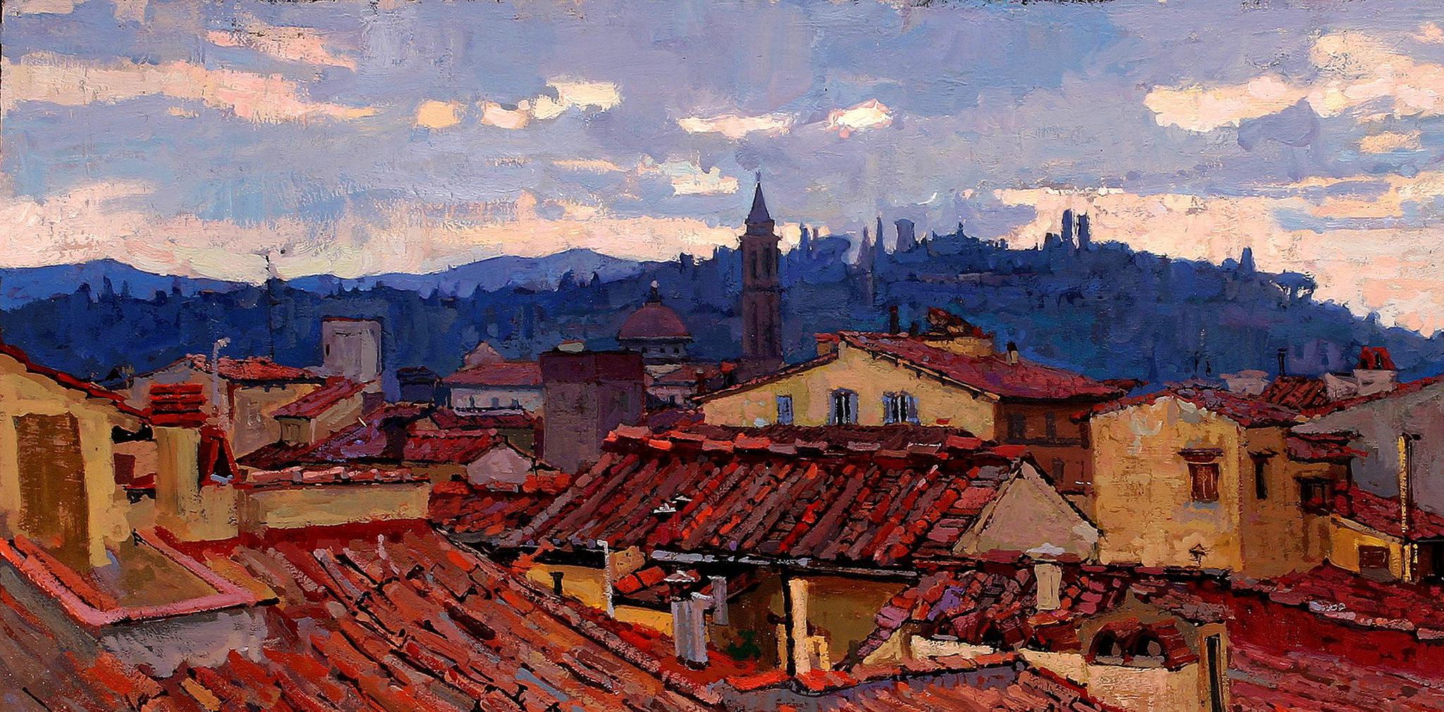 风格清新的近代风景油画水彩画欣赏-第二辑