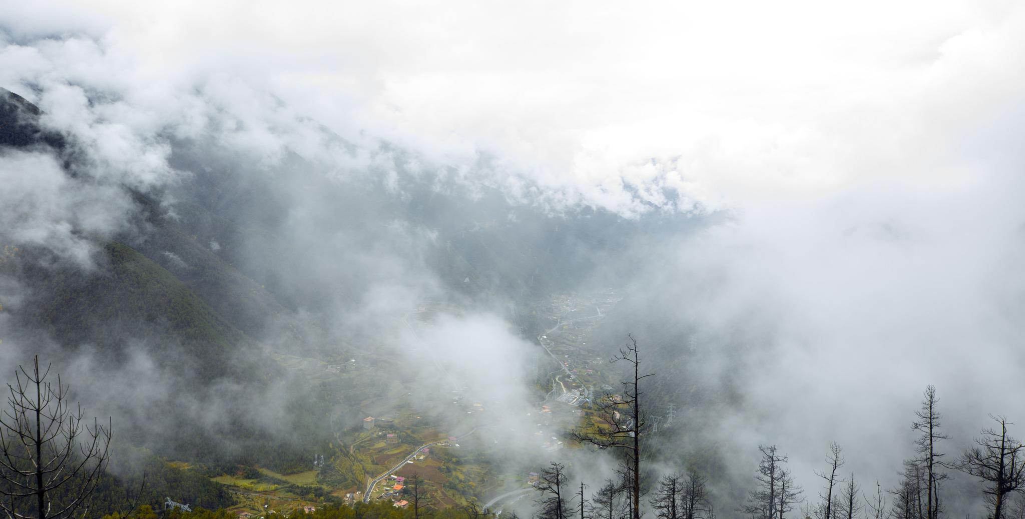 美景,有时候会隐隐约约的