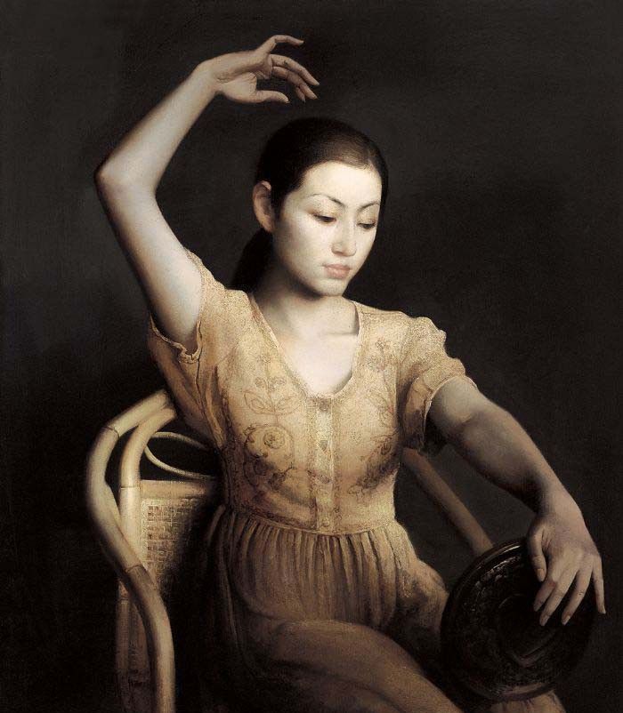 油画名家罗文勇人物画作品欣赏