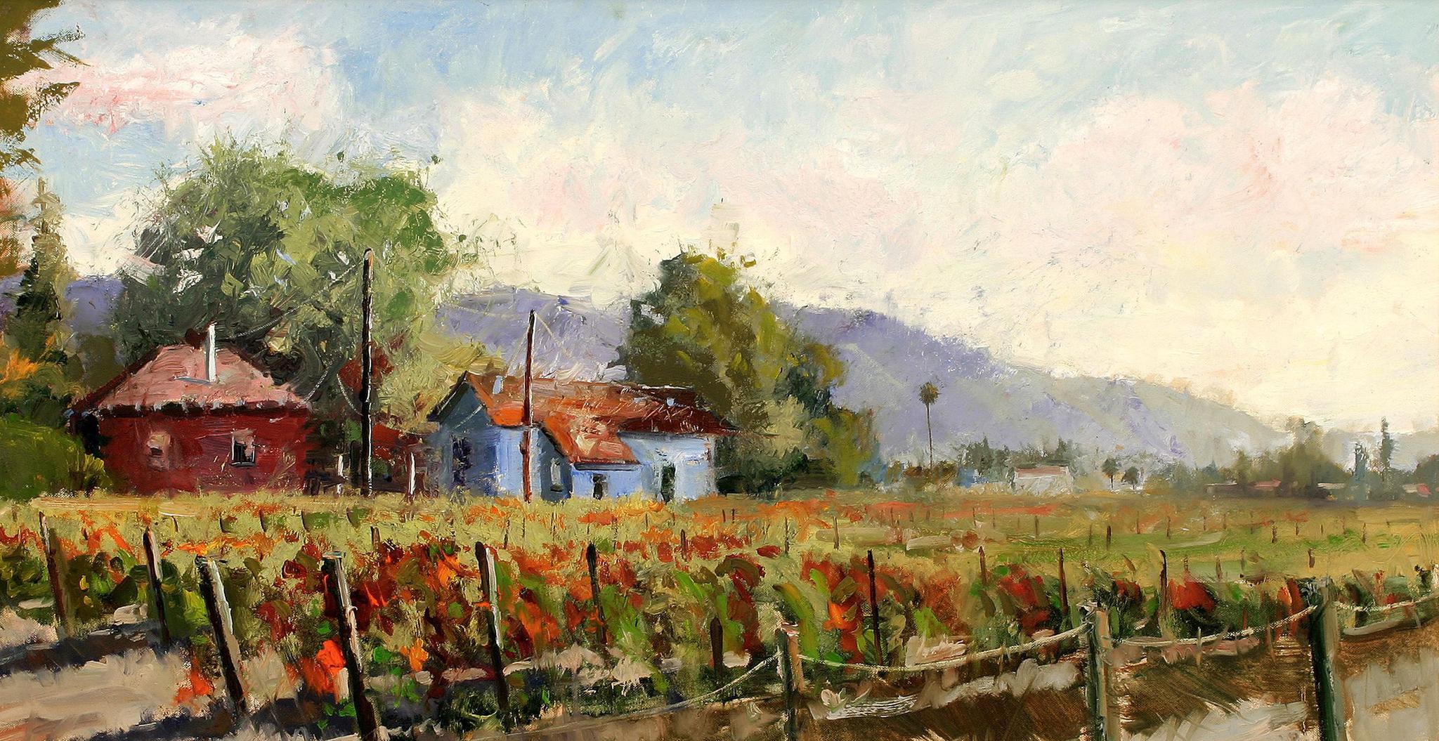 风格清新的近代风景油画水彩画欣赏第二辑