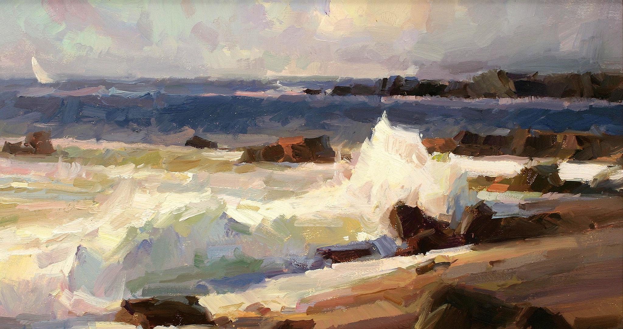 风格清新的近代风景油画水彩画欣赏第二辑