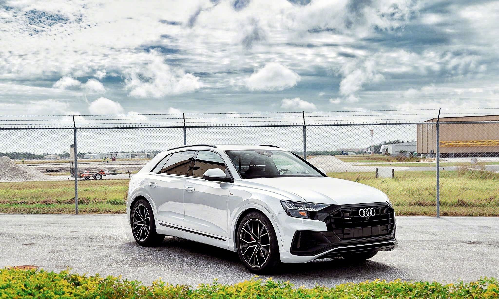 前脸霸气十足的全新奥迪q8