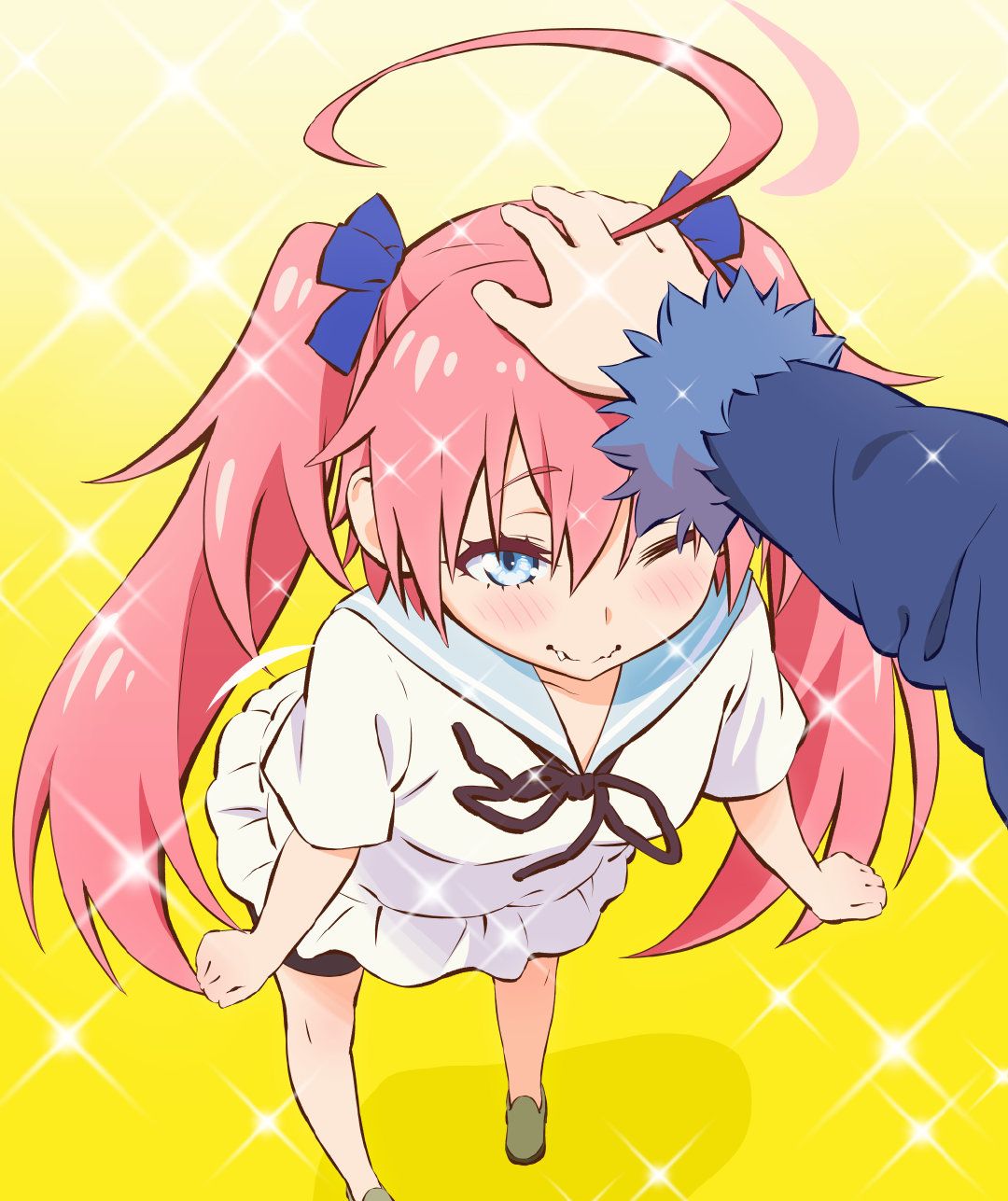 关于我转生变成史莱姆这档事插画特辑 呆萌女神在线发糖