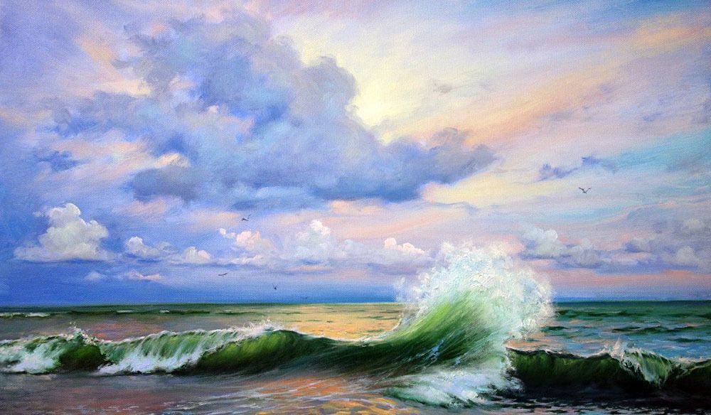 以艺术之名召唤海洋的灵魂俄罗斯艺术家格奥尔吉油画作品欣赏