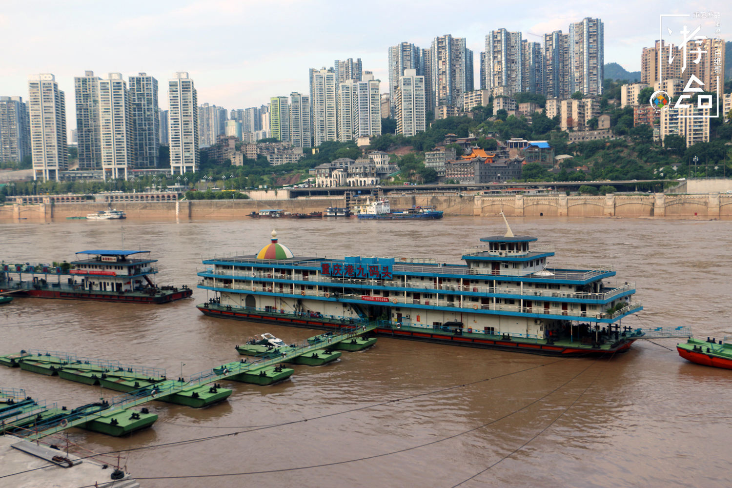 的皮肤,透着蔷薇色的粉嫩,祖母绿的|轮渡|朝天门|朝天门码头_新浪新闻