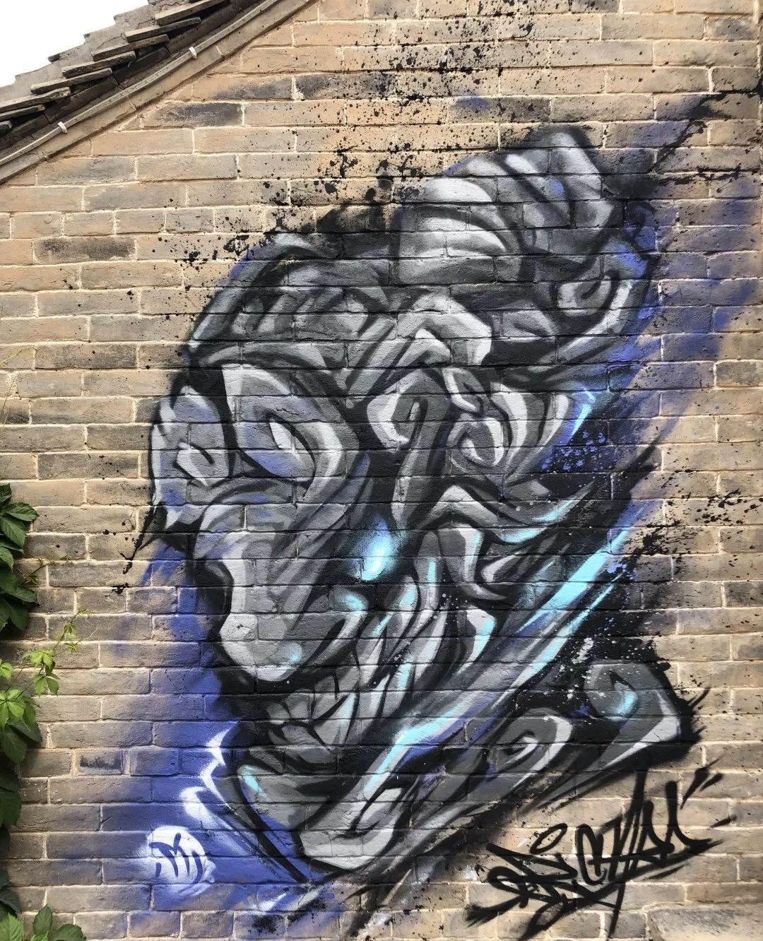 袁家村中国街画艺术节上街画家的街画作品欣赏