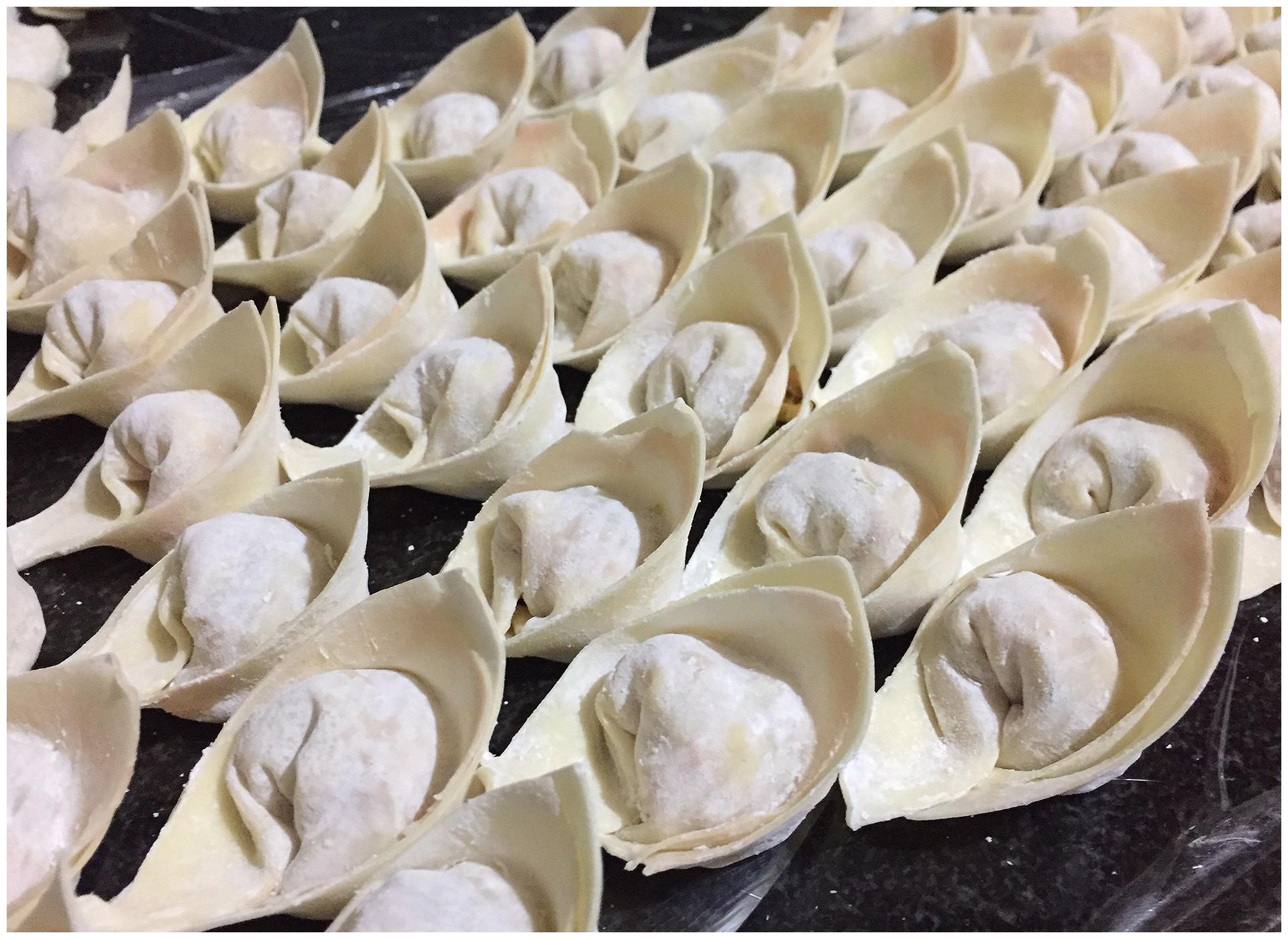 素馅儿抄手的做法