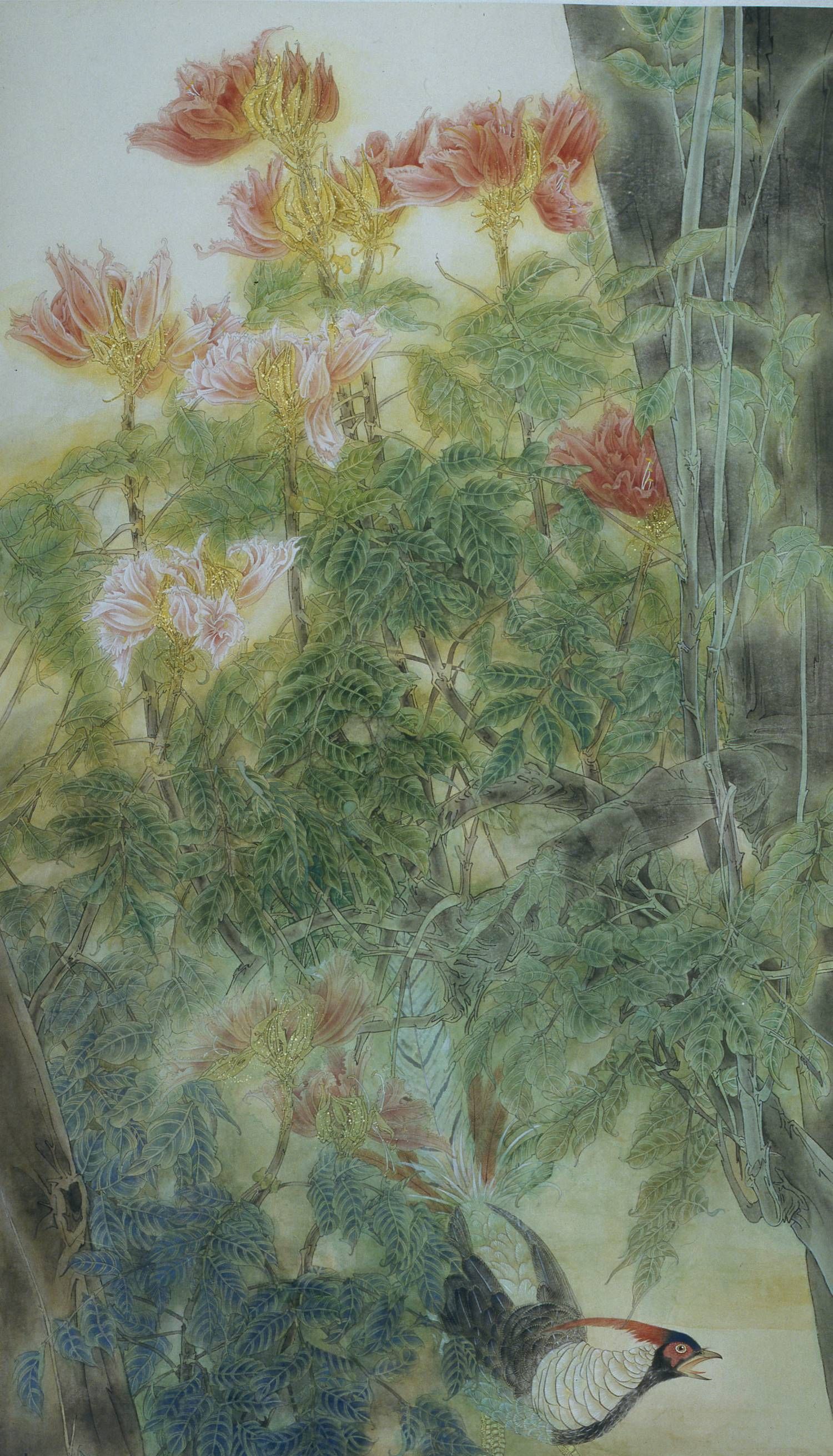 中央美术学院中国画学院毕业研究所朱育的工笔画作品欣赏